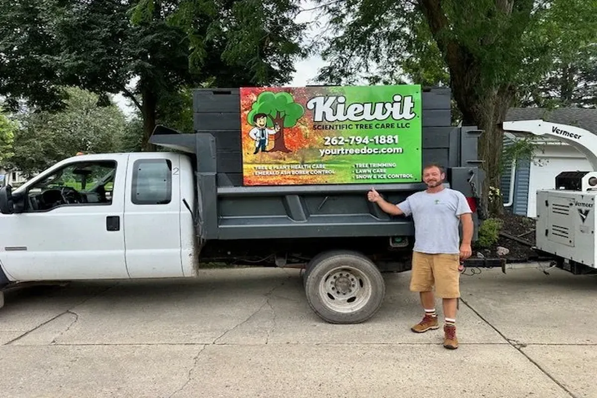 Kiewit Scientific Tree Care service truck